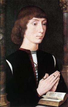 漢斯 梅姆林 Young Man at Prayer 漢斯 梅姆林 Young Man at Prayer